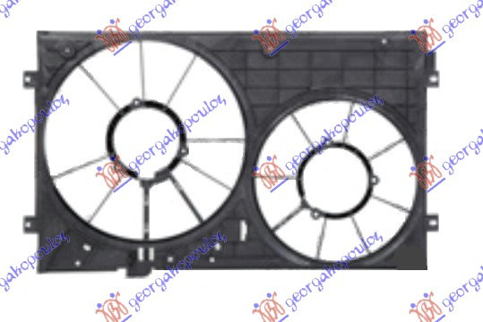 Electroventilator - Vw Golf V 2004 , 1k0121207j9b9