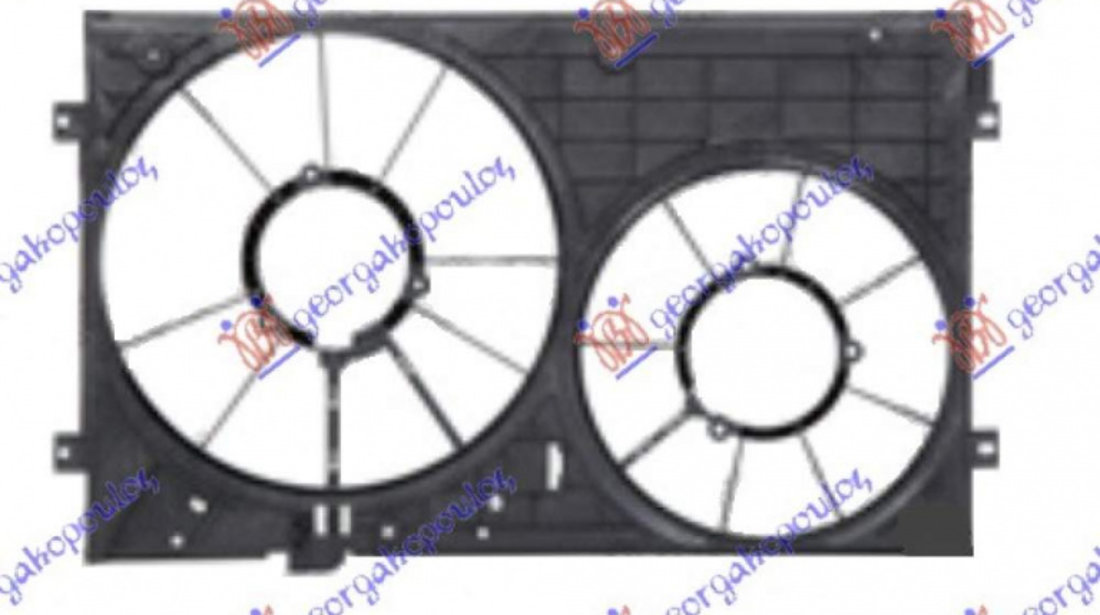 Electroventilator - Vw Golf V Variant 2007 , 1k0121207j9b9