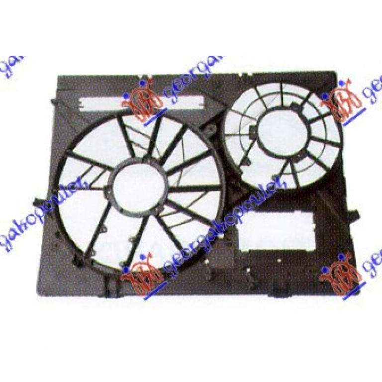 Electroventilator - Vw Golf Vii Variant/Alltrack 2013 , 5q0121205ap