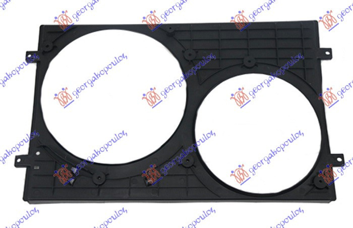 Electroventilator - Vw Polo 2002 , 6q0121207a