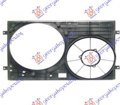 Electroventilator - Vw Polo 2002 , 6q0121207f