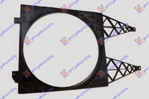 Electroventilator - Vw Polo 2002 , 6q0121207n