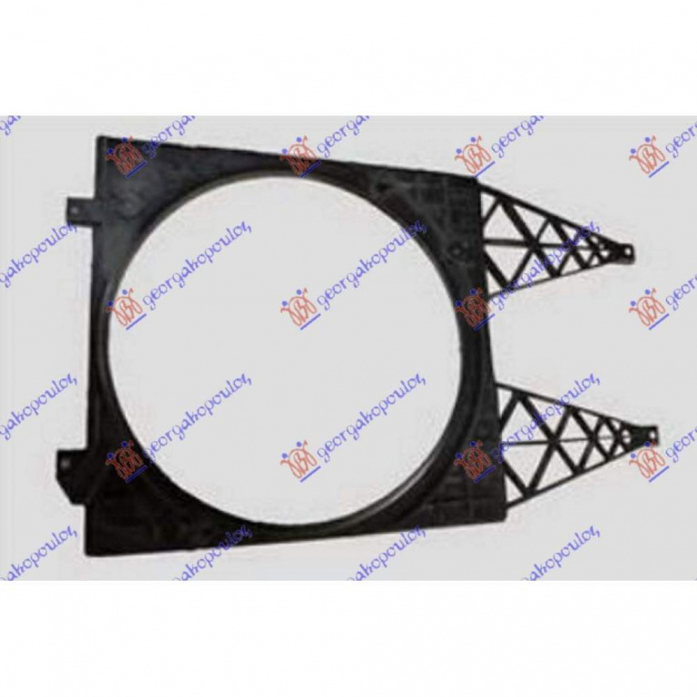 Electroventilator - Vw Polo 2005 , 6q0121207f