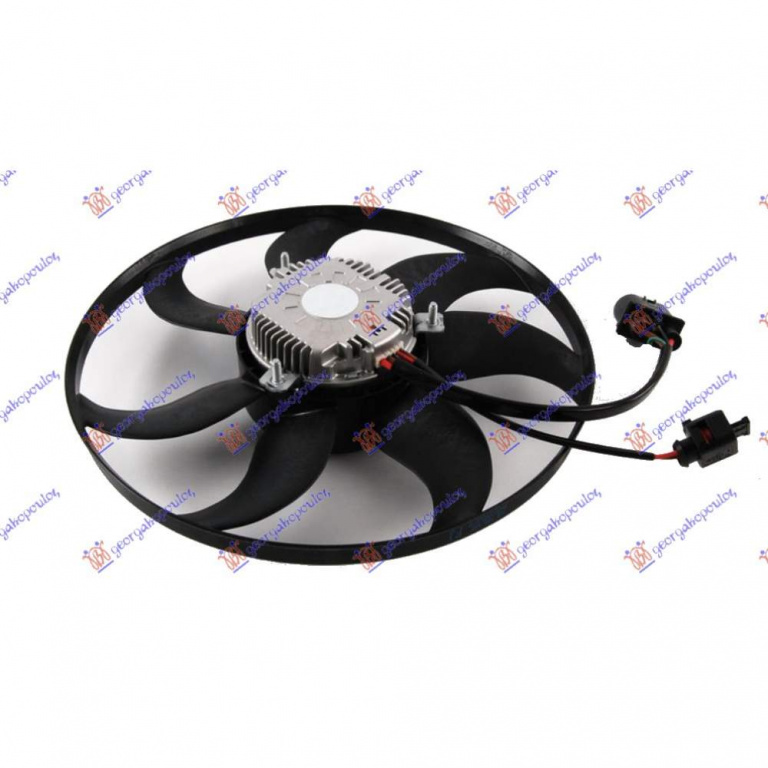 Electroventilator - Vw Touran 2003 , 1k0959455n