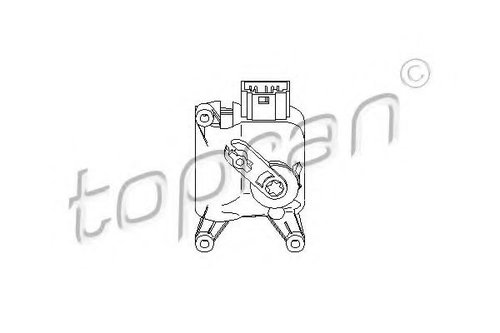 Element de reglare, clapeta carburator SEAT LEON (1M1) (1999 - 2006) TOPRAN 111 097 piesa NOUA