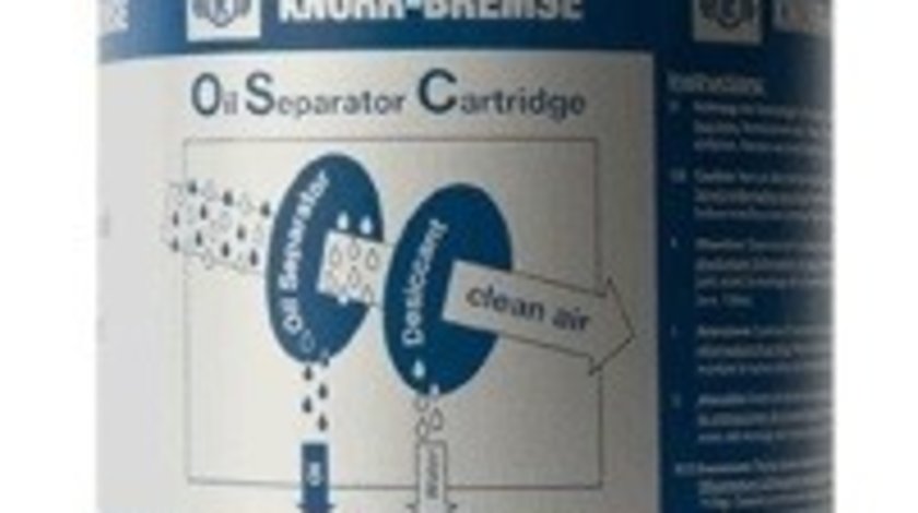 Element filtrant uscator aer, compresor KNORR K 163455