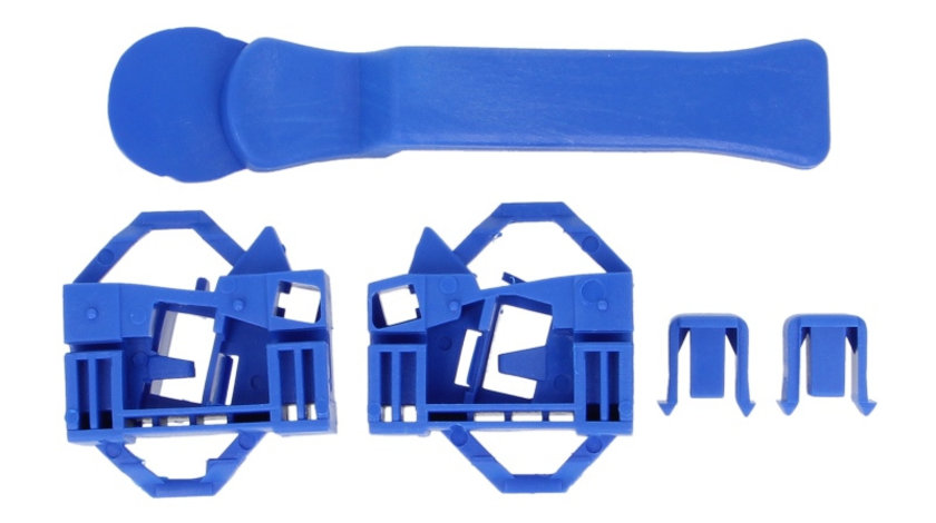Elemente conexe macara geam fata stanga (set) SEAT CORDOBA, IBIZA; VW POLO 1995-2009