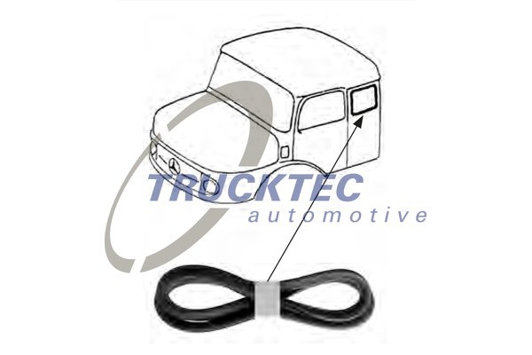 Elemente decorative/protectie, geamuri laterale (0150004 TRUCKTEC)