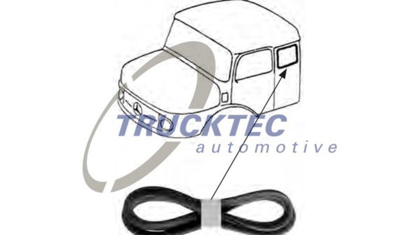 Elemente decorative/protectie, geamuri laterale (0150004 TRUCKTEC)