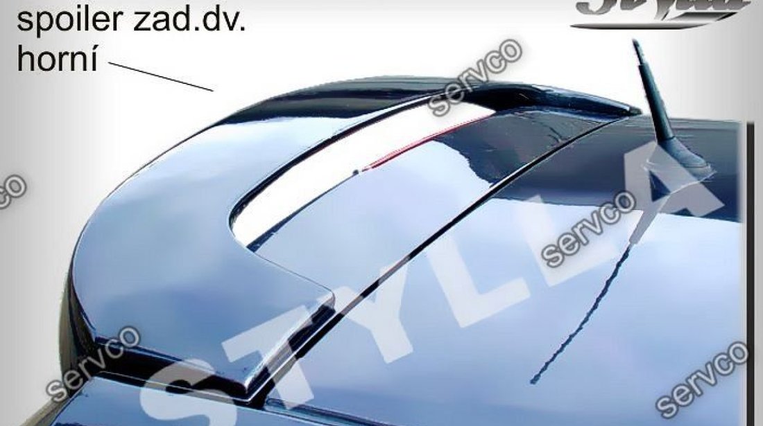 Eleron adaos haion luneta spoiler tuning sport Renault Clio 3 Mk3 RS Hatcback 2005-2014 v1