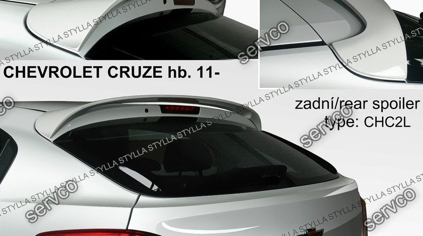 Eleron adaos luneta haion tuning sport Chevrolet Cruze Hatchback 2008-2016 v3