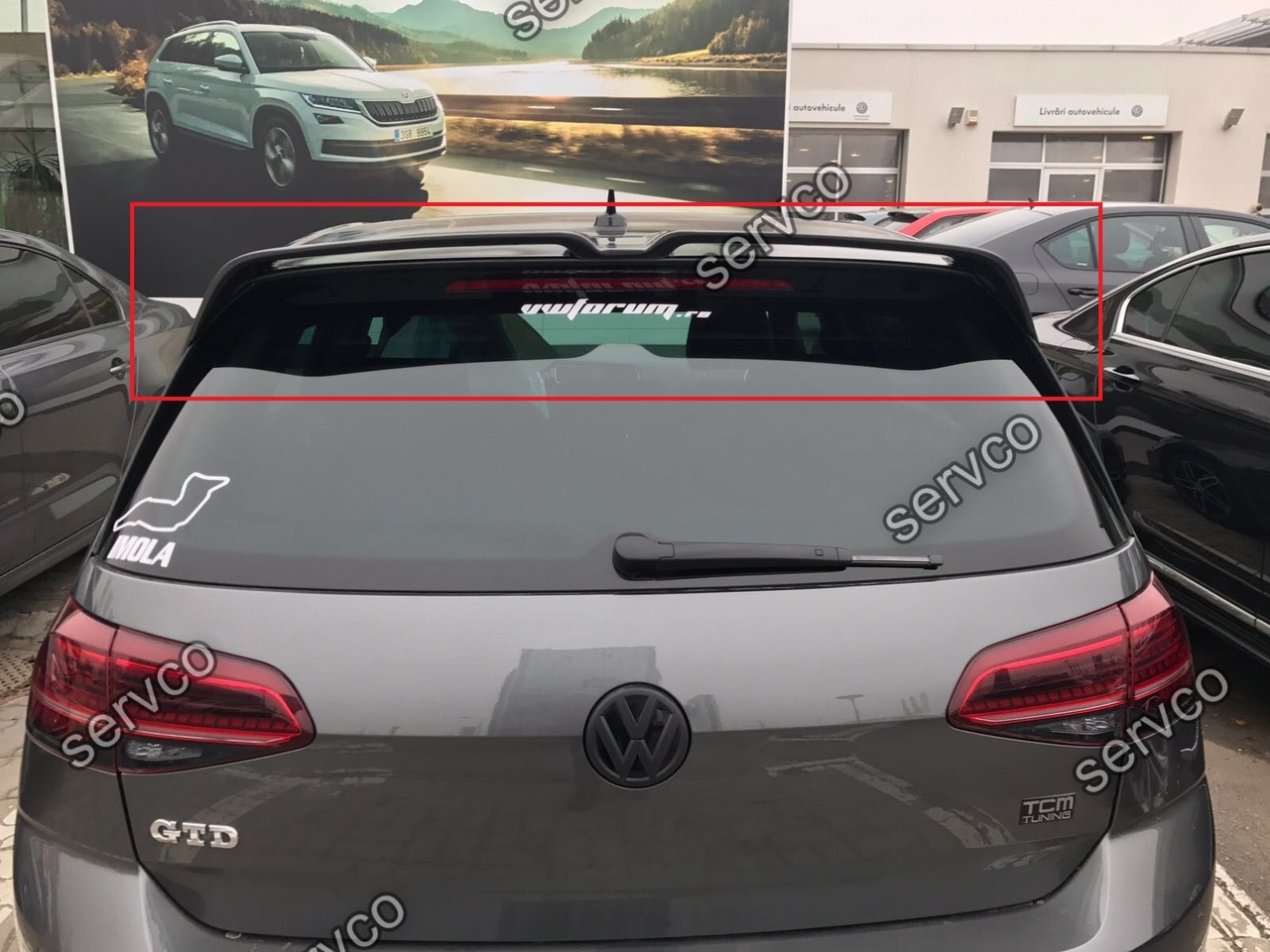 Eleron adaos luneta tuning sport VW Golf 7 HB OETTINGER 2012-2018 v2