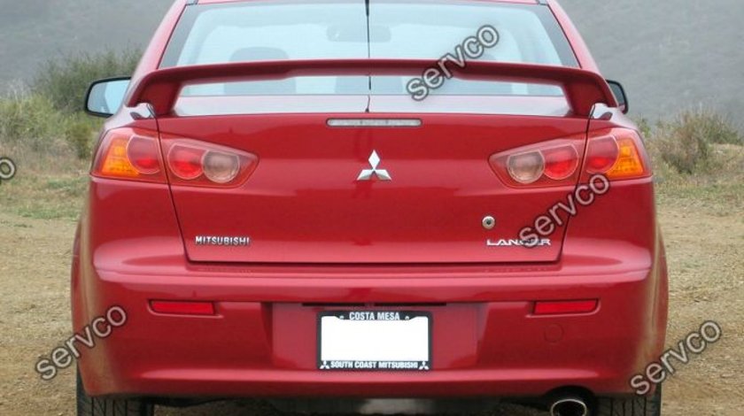 Eleron adaos portbagaj tuning sport spoiler Mitsubishi Lancer GTS Evo X CY2A CZ4A 2007-2017 v1