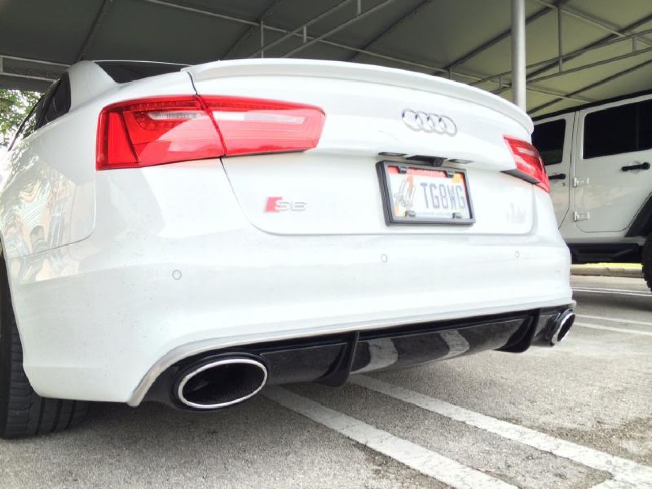 Eleron  Audi A6 C7 4G 2012 2014 RS SLINE S6 PLASTIC ABS ROLA GRATIS