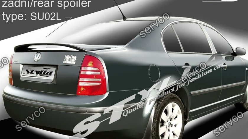 Eleron capota portbagaj spoiler tuning sport Skoda Superb Mk1 B5 3U 2001-2008 v2