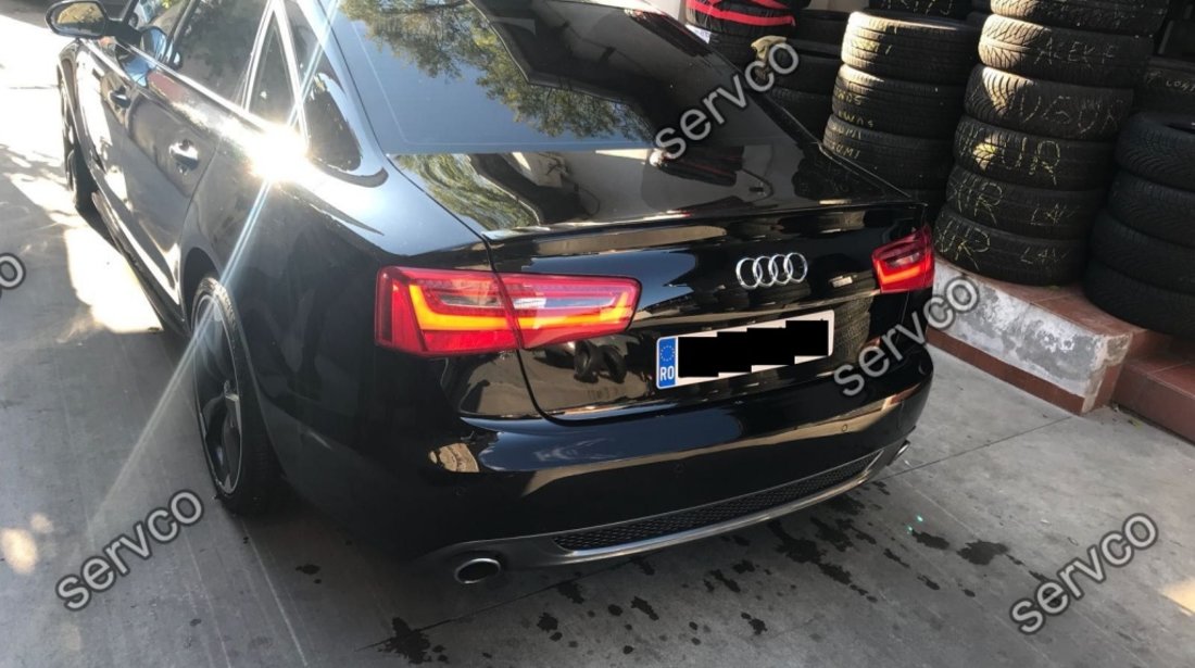 Eleron capota portbagaj tuning sport Audi A6 C7 4G Sedan Limuzina 2012-2015 v3