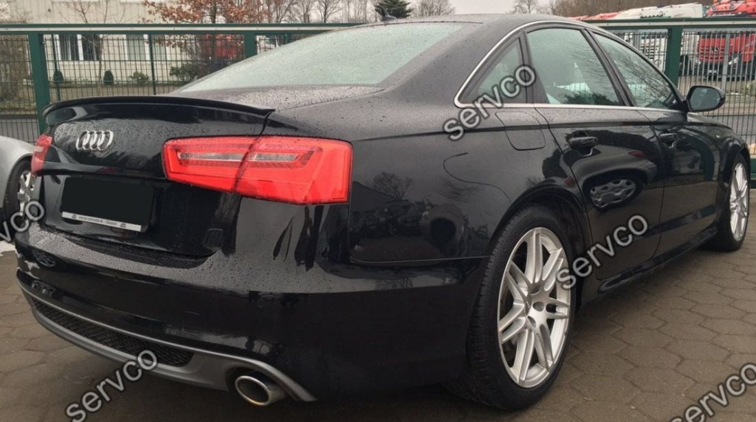 Eleron capota portbagaj tuning sport Audi A6 C7 4G Sedan Limuzina 2012-2015 v3