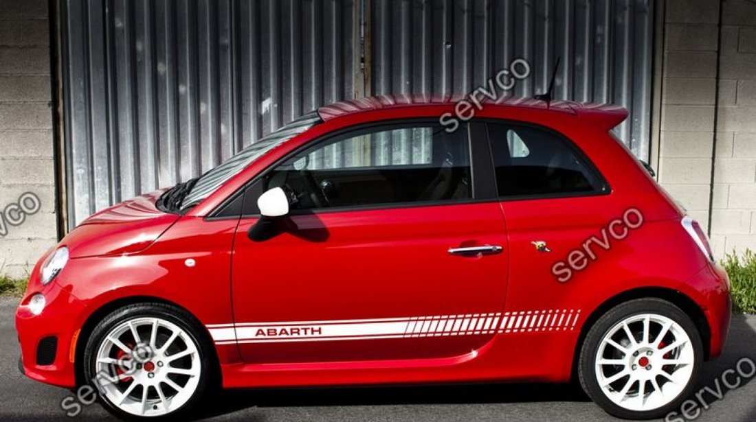 Eleron haion luneta spoiler tuning sport Fiat 500 Abarth 2007-2018 v1