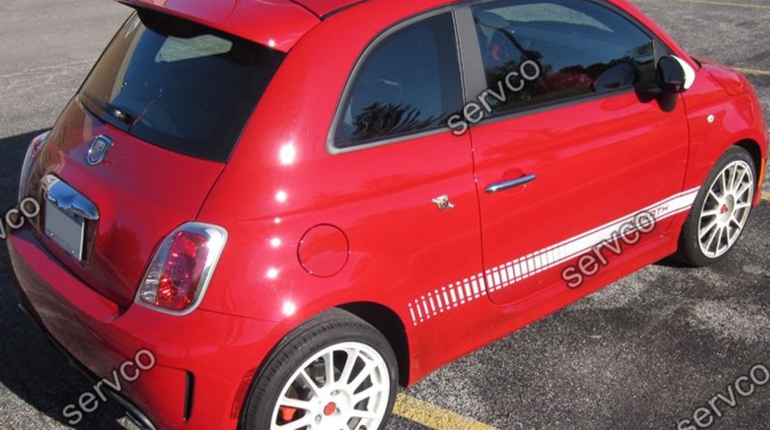 Eleron haion luneta spoiler tuning sport Fiat 500 Abarth 2007-2018 v1
