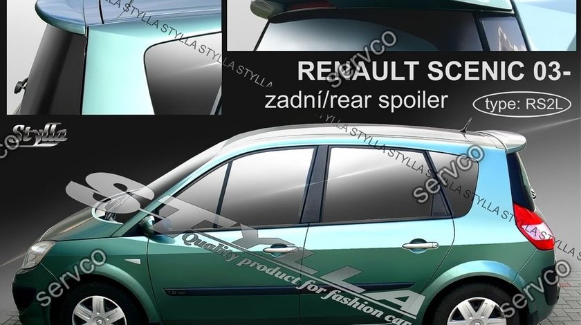 Eleron haion luneta spoiler tuning sport haion Renault Scenic Mk2 2003-2009 v2