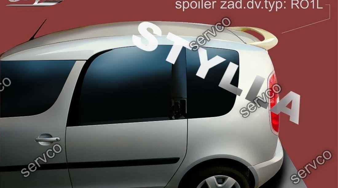 Eleron haion luneta spoiler tuning sport Skoda Roomster Mk1 5J Praktik 2006-2015 v1