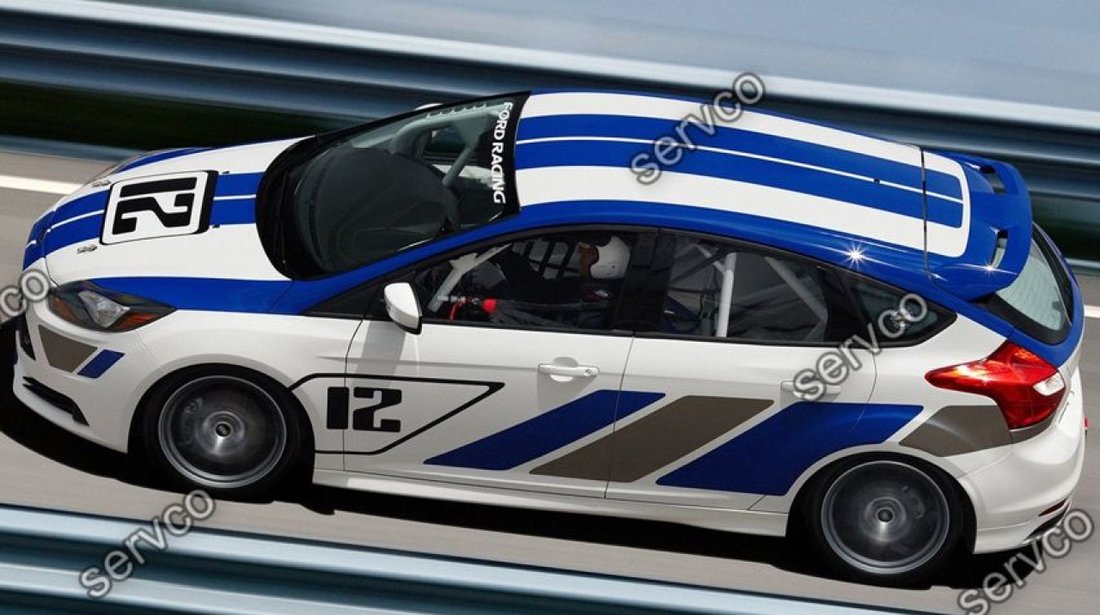 Eleron haion luneta tuning sport Ford Focus Mk3 ST Hatchback Zetec 2011-2014 v2