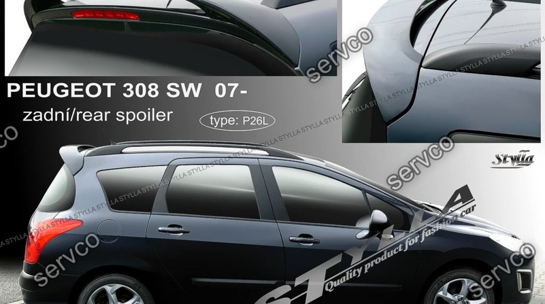 Eleron haion luneta tuning sport Peugeot 308 SW Station Wagon Touring Vti Gti 2008-2013 v3