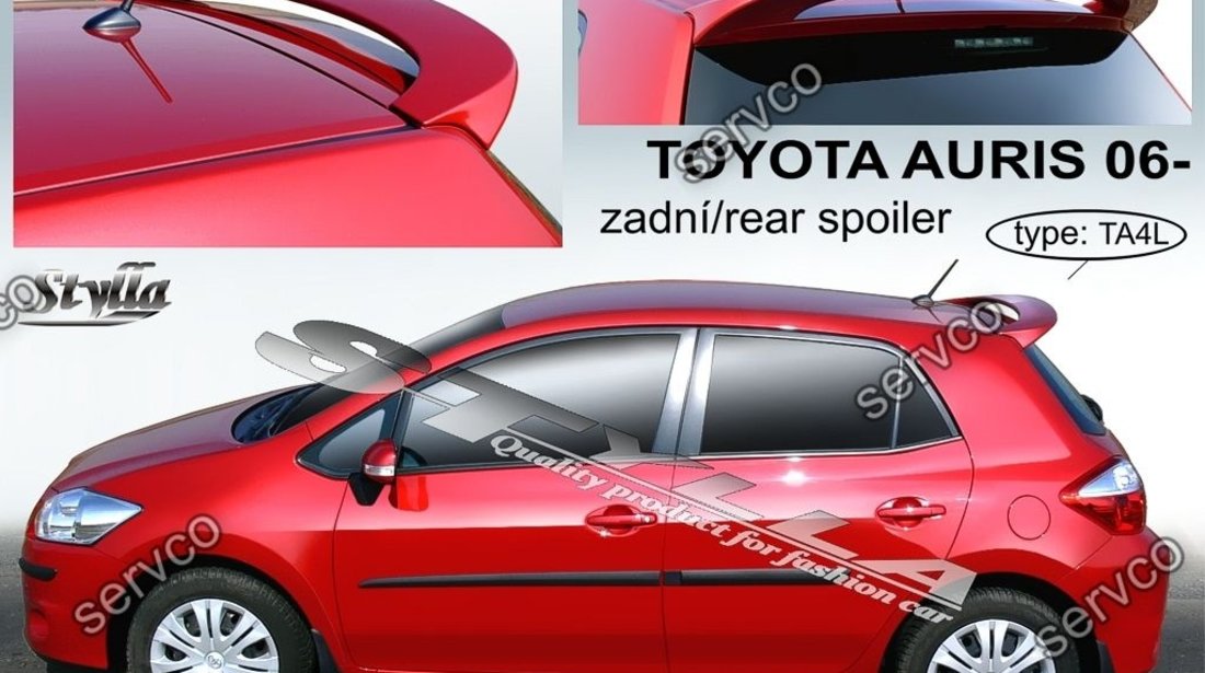 Eleron haion luneta tuning sport Toyota Auris Mk1 E150 2006–2012 v1