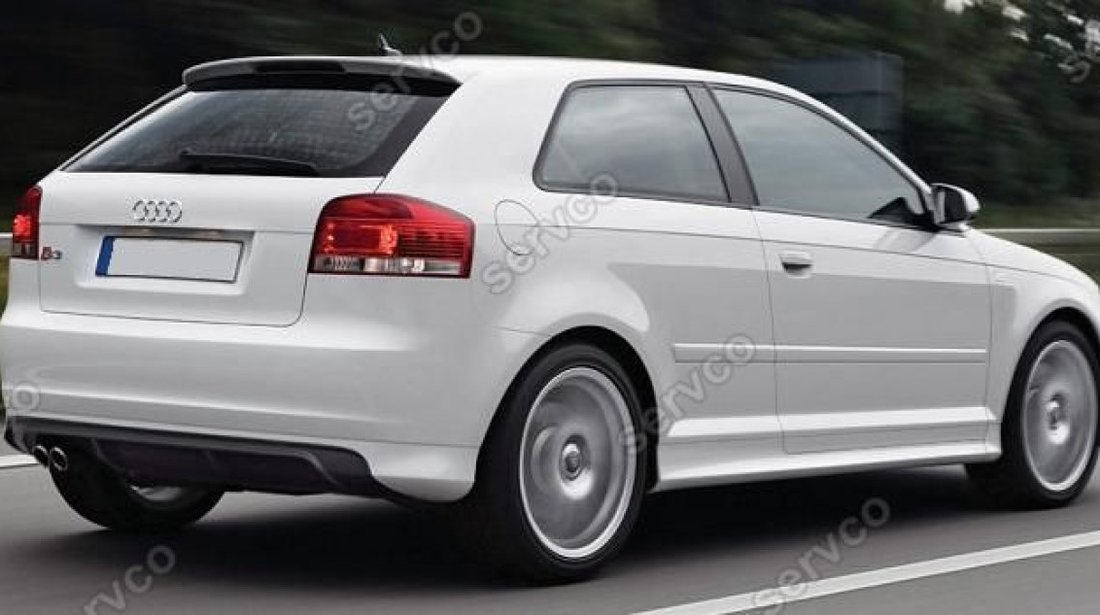 Eleron haion spoiler Audi A3 8P S3 Coupe Sline 2005-2012 v1
