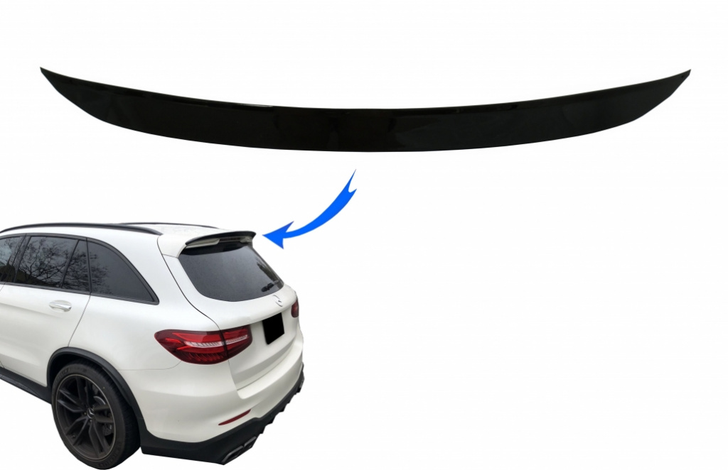 Eleron Luneta Add-On Compatibil Cu Mercedes-Benz GLC-Class X253 2015→ Negru Lucios TSMBGLCX253S