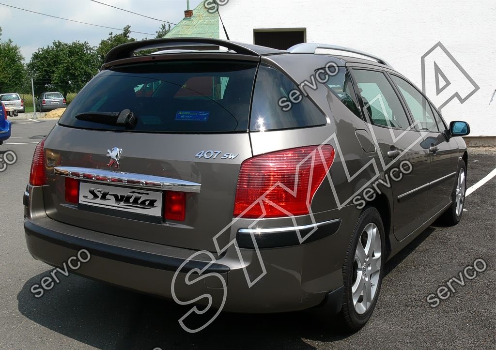 Eleron luneta haion tuning sport Peugeot 407 SW Street Wagon Touring 2004-2010 v2