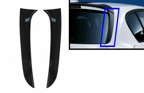 Eleron Luneta Prelungiri Laterale compatibil cu BMW Seria 1 F20 F21 (2011-2019) Negrru Lucios TRFBMF...
