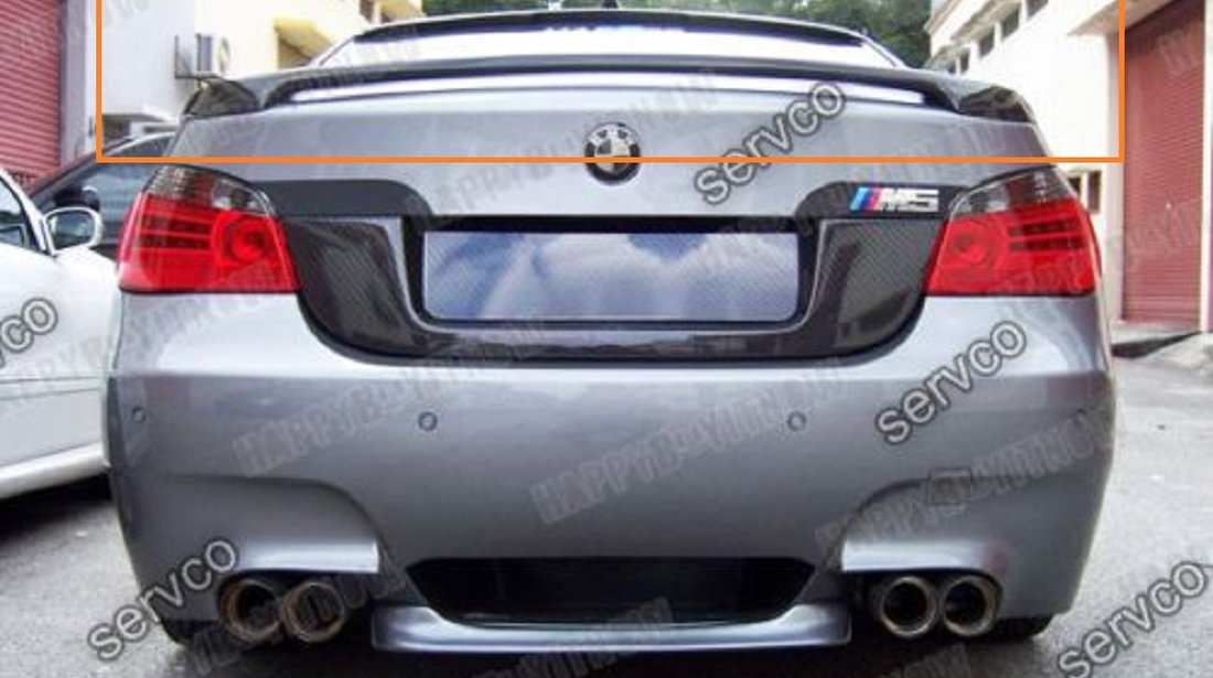 Eleron portbagaj adaos tuning sport BMW E60 Seria 5 M5 Performance Mtech 2003-2010 v3