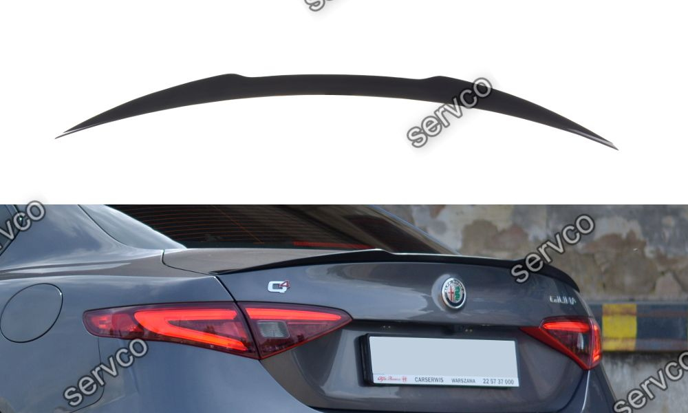 Eleron portbagaj Alfa Romeo Giulia Veloce 2015- v1 - Maxton Design