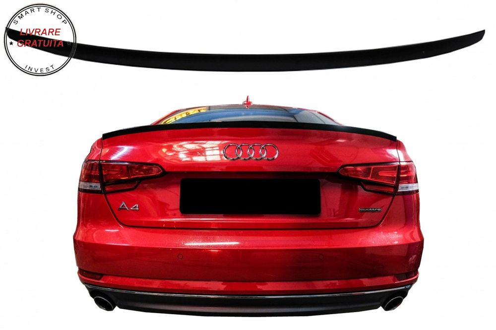 Eleron Portbagaj Audi A4 B9 (2016-Up) Negru Lucios- livrare gratuita