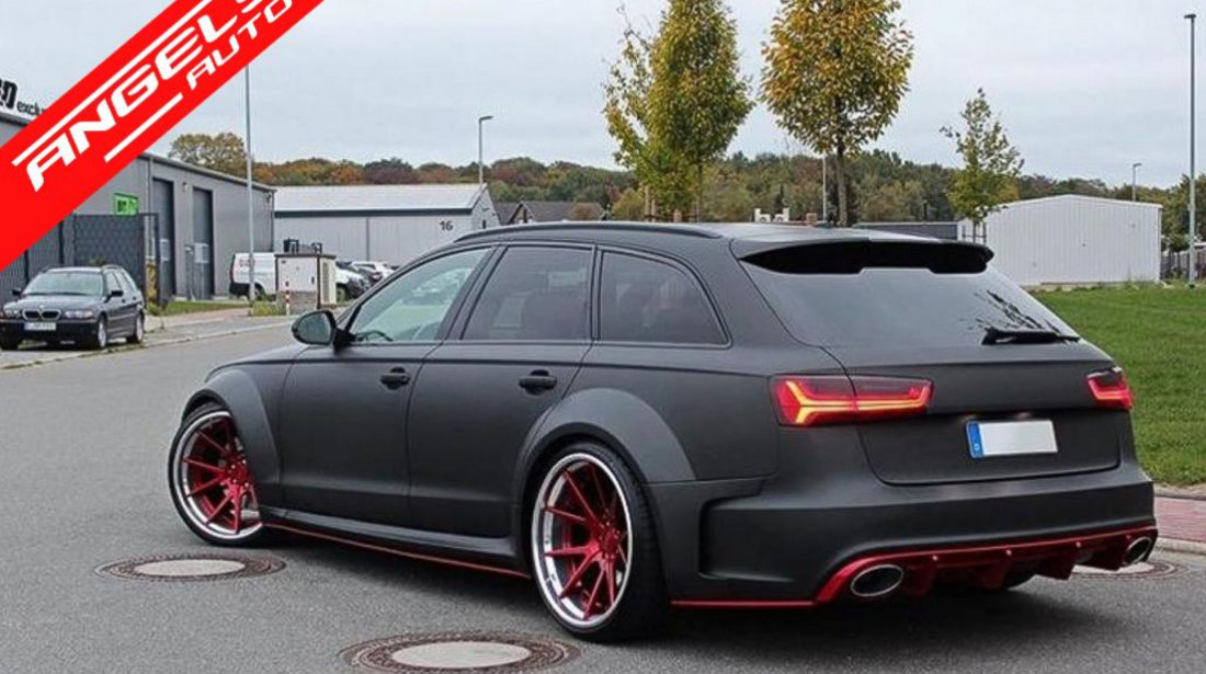 Eleron portbagaj Audi A6 Avant Facelift 4G C7 (2015-2018) Negru Lucios