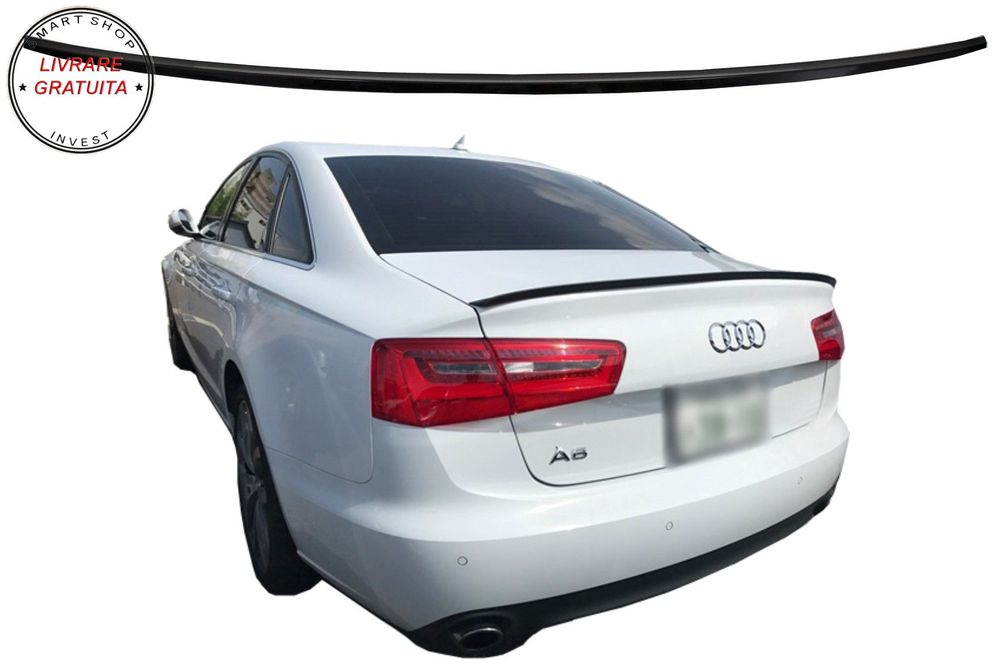 Eleron portbagaj AUDI A6 C7 4G 4 Usi (2011-2018) Negru Lucios- livrare gratuita