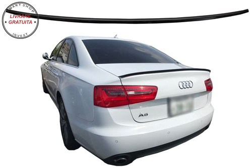 Eleron portbagaj AUDI A6 C7 4G 4 Usi (2011-2018) Negru Lucios- livrare gratuita