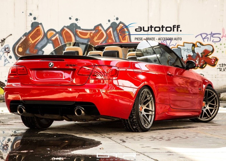 Eleron portbagaj BMW E93 Seria 3 (06-13) Negru lucios