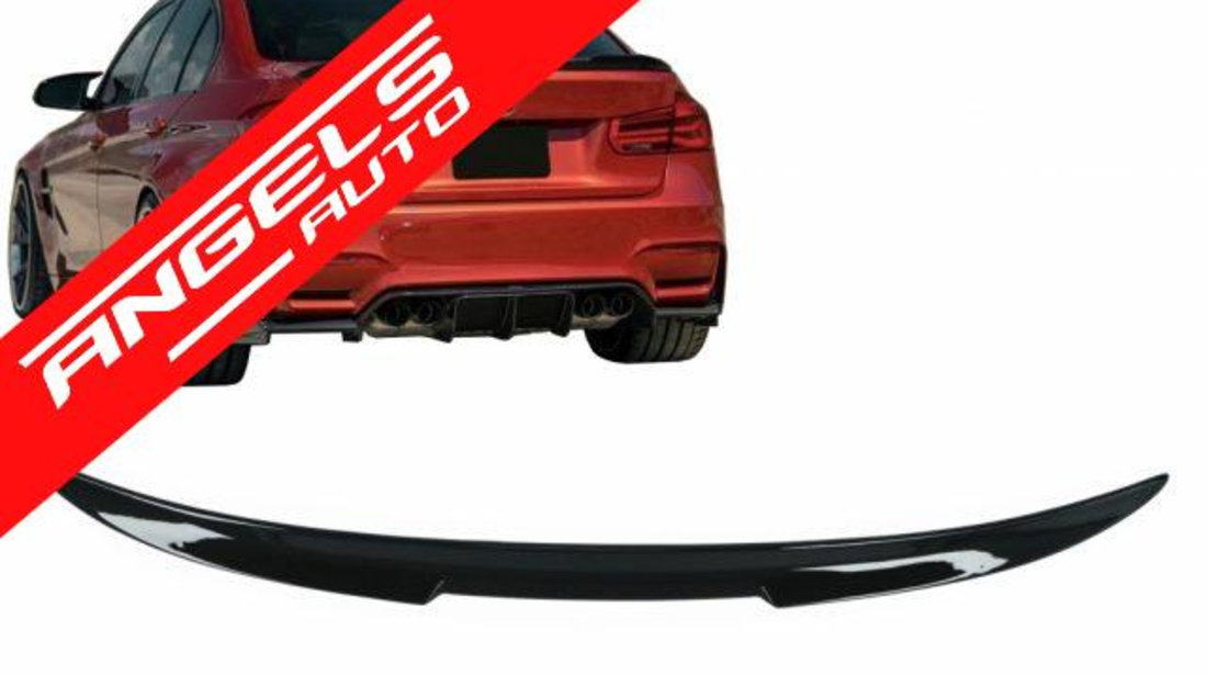 Eleron Portbagaj BMW Seria 3 F30 F80 M3 Sedan (2011-up) Negru Lucios