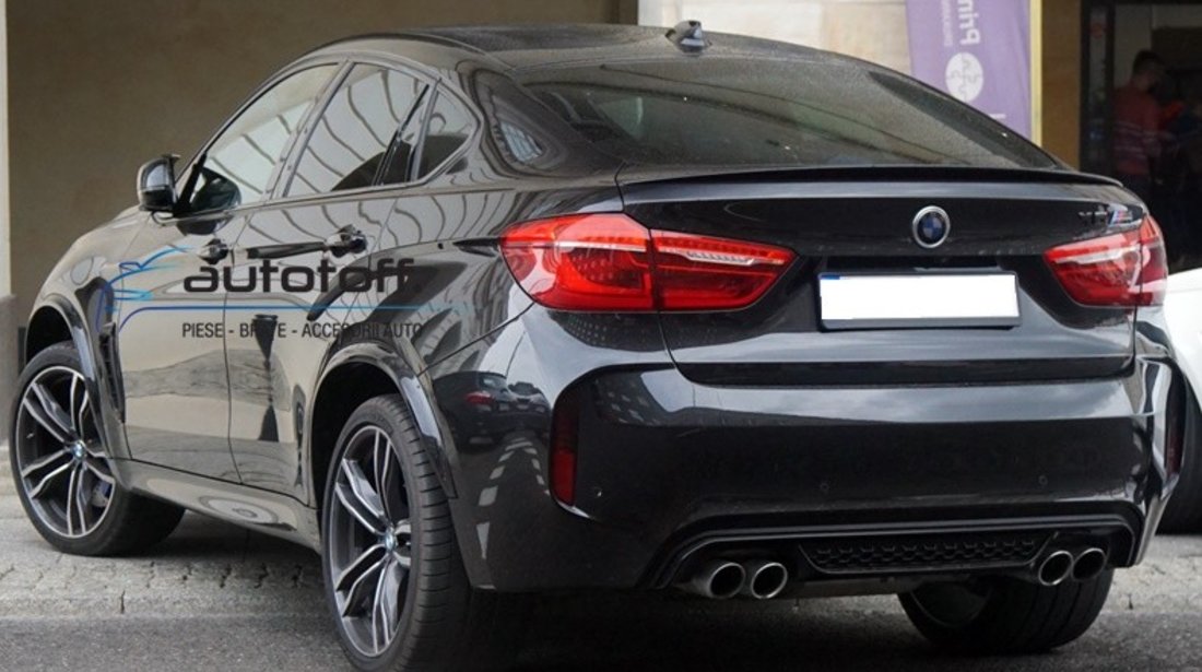 Eleron portbagaj BMW X6 F16 (2014+) Negru lucios