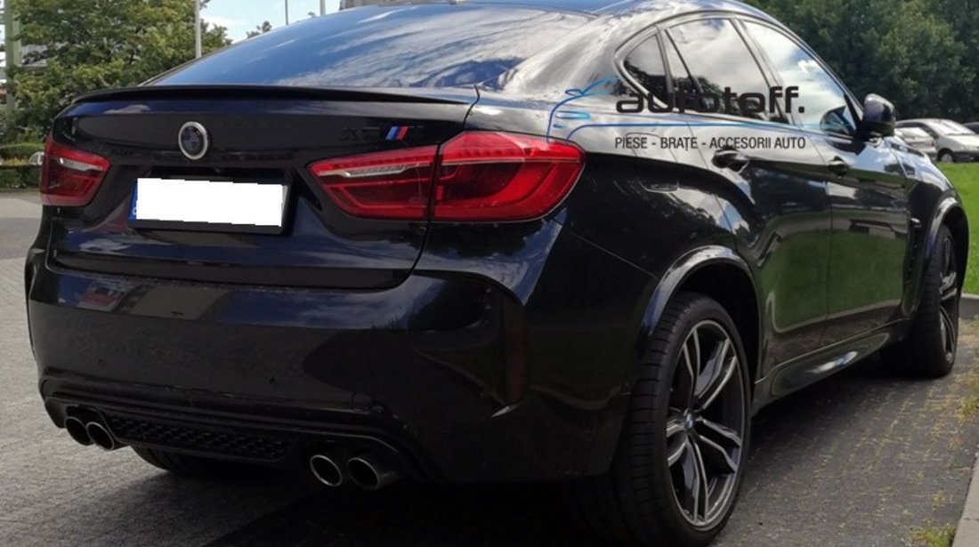 Eleron portbagaj BMW X6 F16 (2014+) Negru lucios