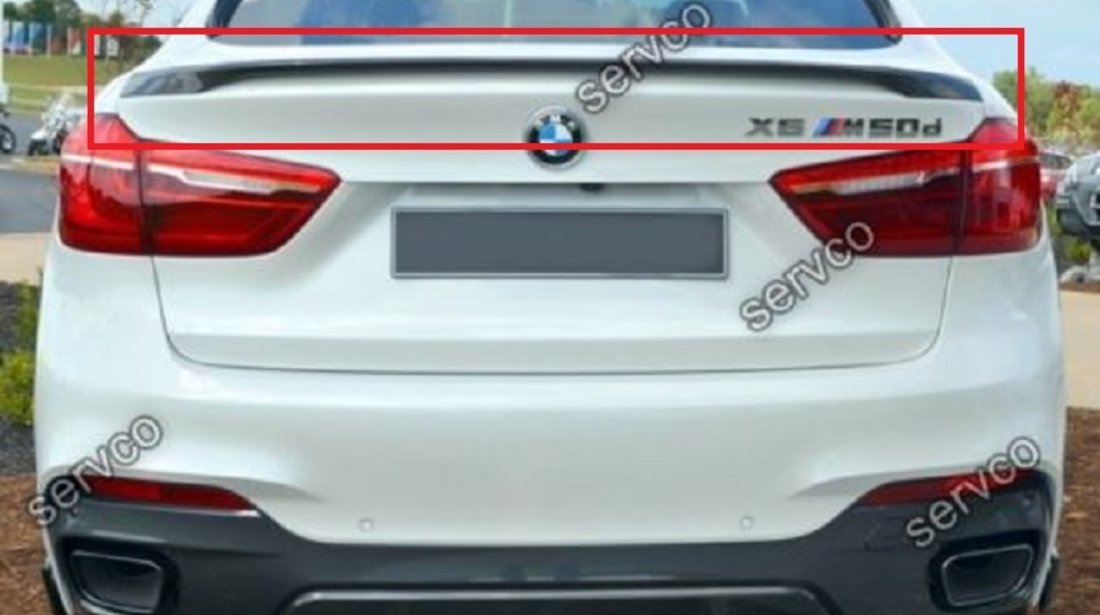Eleron portbagaj BMW X6 F16 M50D M Performance Aero 2014-2018 v1
