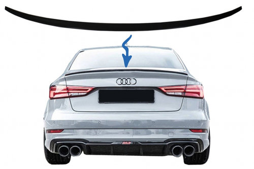 Eleron Portbagaj Compatibil Cu Audi A3 8V 2013→ Sedan Negru Lucios TSAUA38VPB