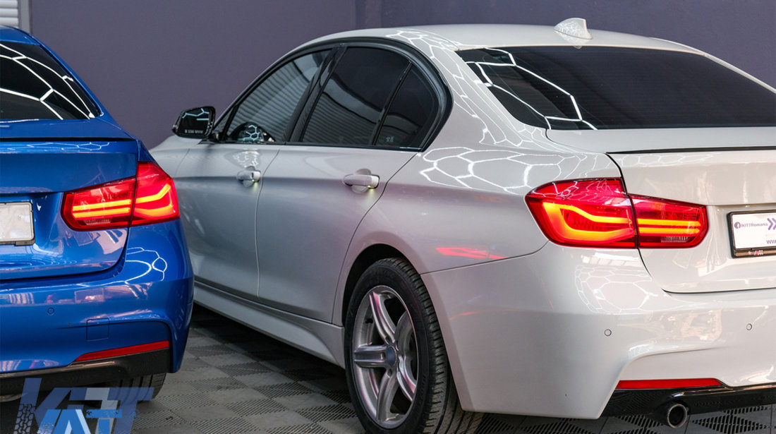 Eleron Portbagaj compatibil cu BMW Seria 3 F30 (2011-2014) F30 LCI (2015-2019) Negru Lucios