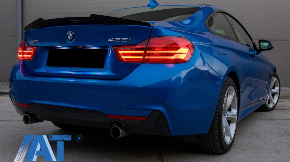 Eleron Portbagaj compatibil cu BMW Seria 4 F32 (2013-up) M4 CSL Design Negru Mat