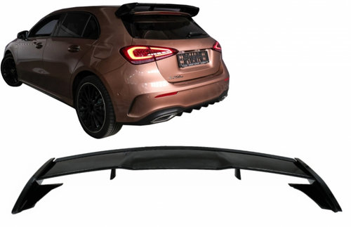 Eleron Portbagaj compatibil cu Mercedes A-Class Hatchback W177 (2018-up) A45 Design Negru Lucios TSM...