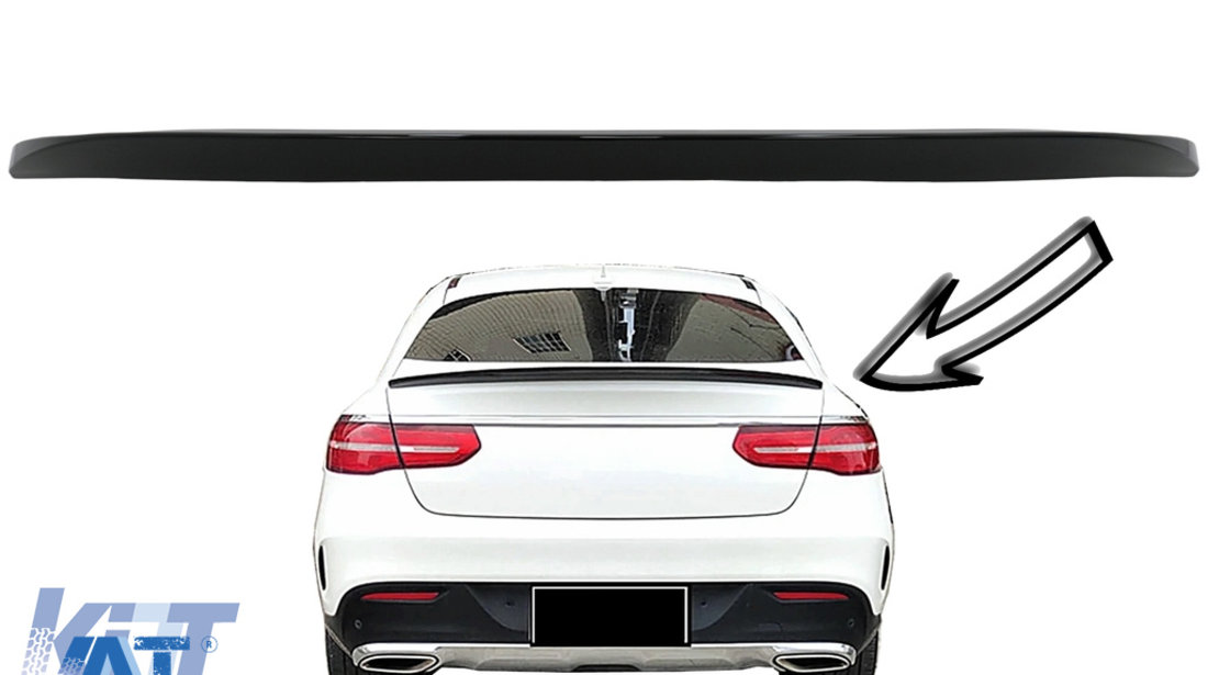 Eleron portbagaj compatibil cu Mercedes GLE Coupe C292 (2015-2019) Negru Lucios
