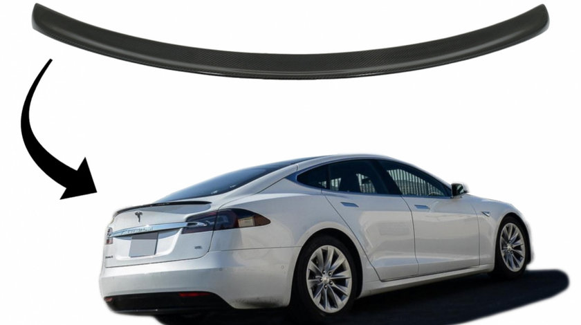 Eleron Portbagaj compatibil cu Tesla Model S (2012-up) Carbon Real 7401CF