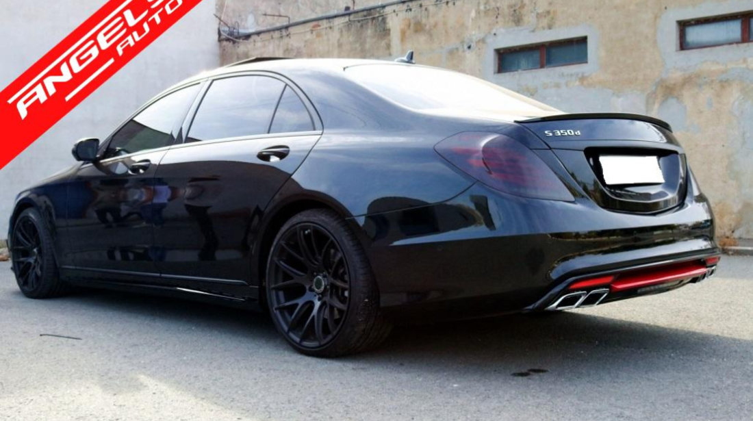 Eleron Portbagaj Mercedes S-Class W222 (2014-up) Negru Lucios